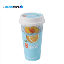 14oz 400ml inyección de té de leche boba en la etiqueta de moho